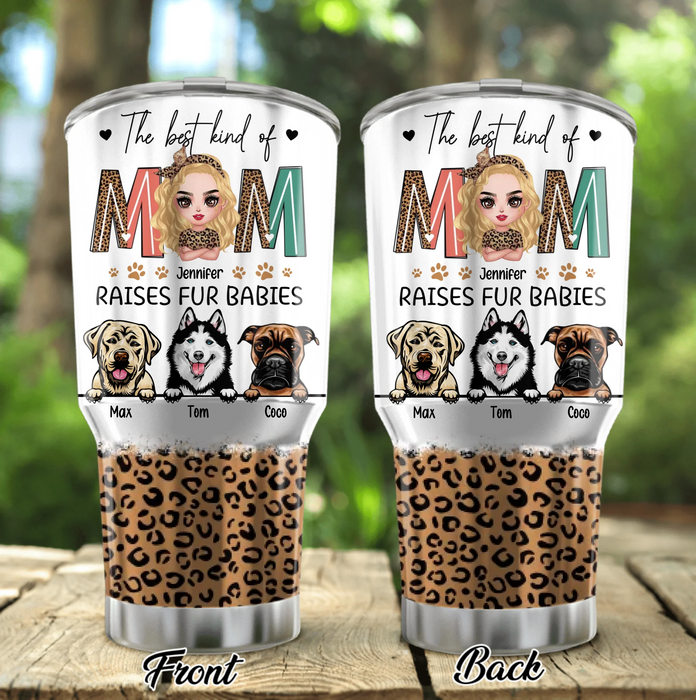 Personalized Dog Mom Irregular Tumbler - Mother's Day Gift Idea For Dog Lover