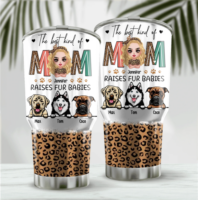 Personalized Dog Mom Irregular Tumbler - Mother's Day Gift Idea For Dog Lover