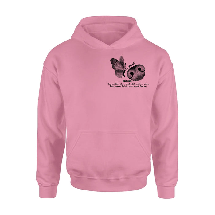 Personalized Memorial Dog Nose T-Shirt/ Sweatshirt/ Hoodie - Memorial Gift Idea For Dog Lovers - Forever In My Heart