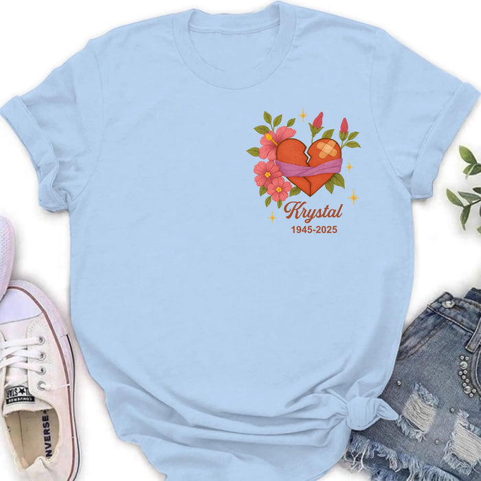 Personalized Memorial Embroidered T-Shirt/Sweater/Hoodie - Memorial Gift Idea