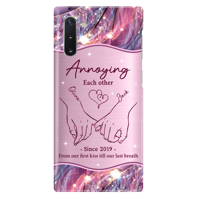 Custom Personalized Couple Phone Case For iPhone/ Samsung - Gift Idea For Couple - Annoying Each Other