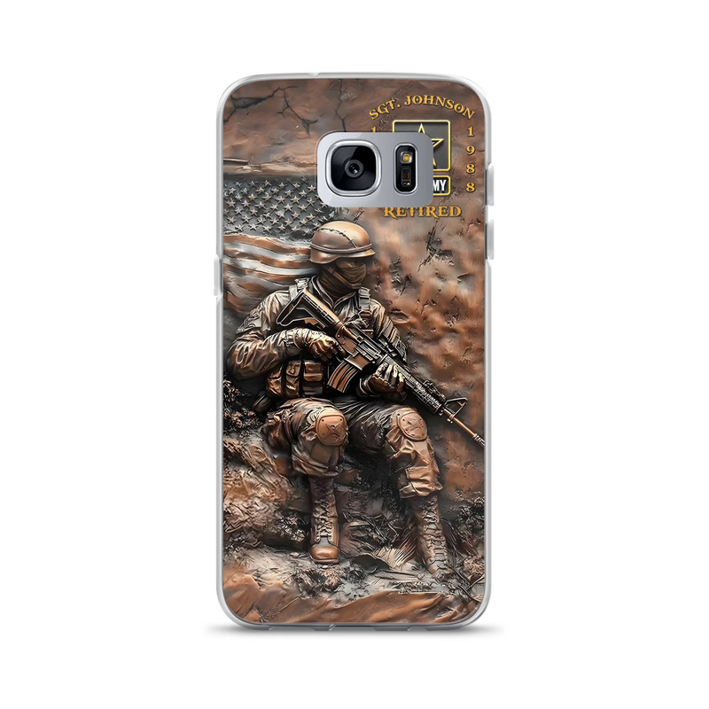 Personalized Veteran Phone Case - Retired Gift Idea For Veteran - Case For iPhone/Samsung