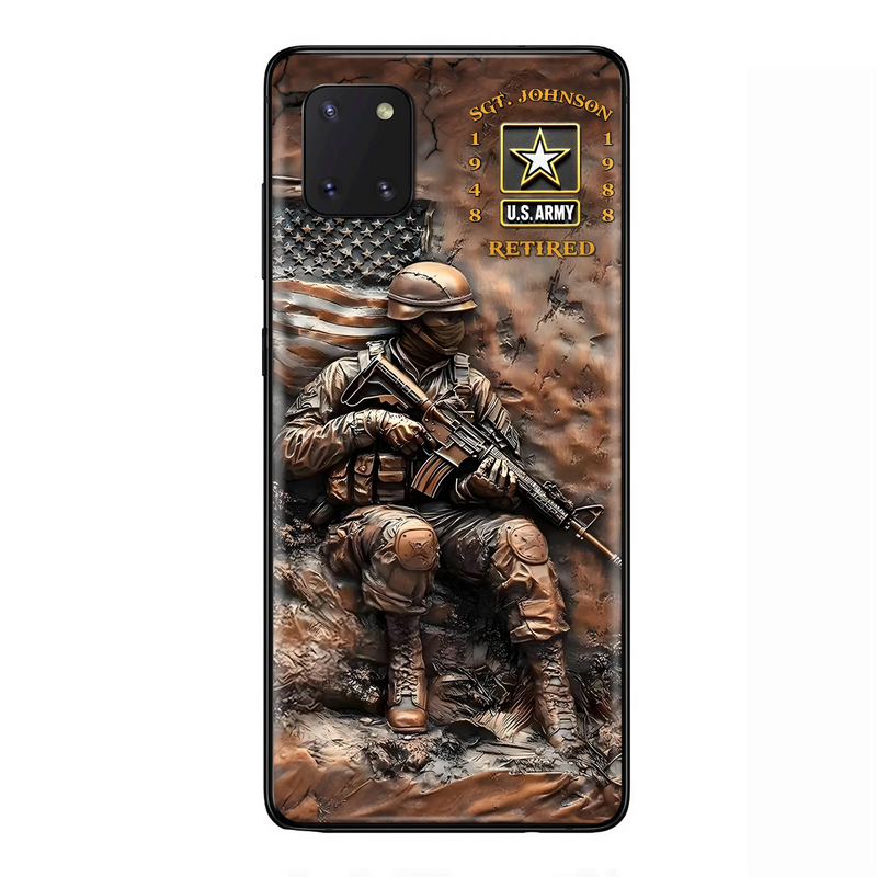 Personalized Veteran Phone Case - Retired Gift Idea For Veteran - Case For iPhone/Samsung