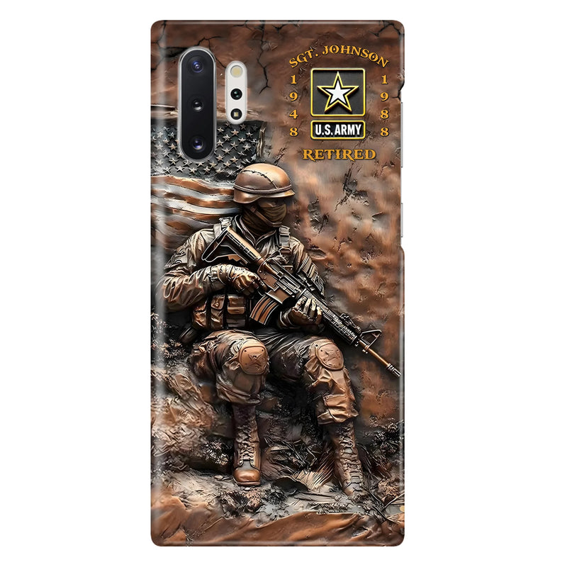 Personalized Veteran Phone Case - Retired Gift Idea For Veteran - Case For iPhone/Samsung