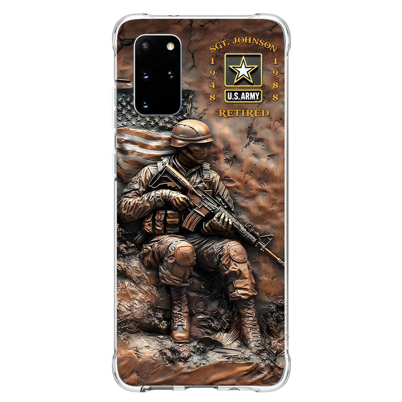 Personalized Veteran Phone Case - Retired Gift Idea For Veteran - Case For iPhone/Samsung