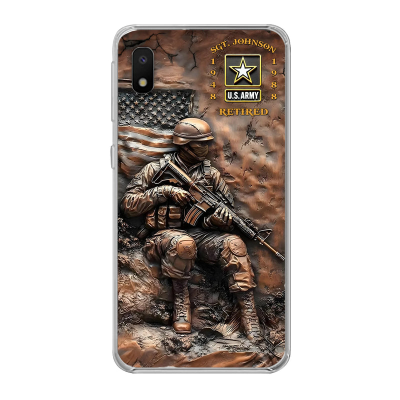 Personalized Veteran Phone Case - Retired Gift Idea For Veteran - Case For iPhone/Samsung