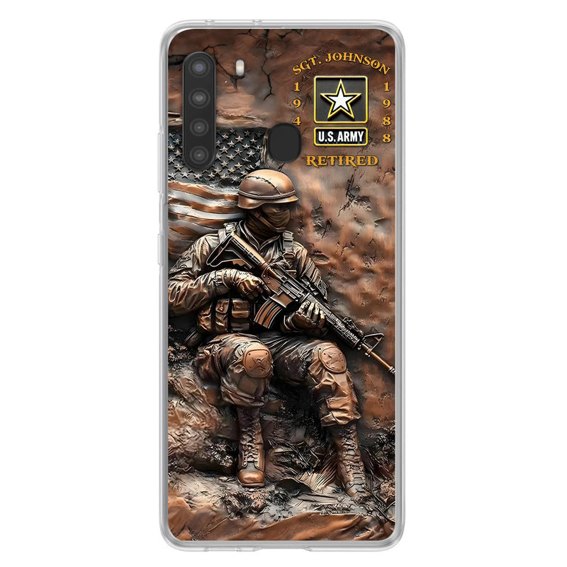 Personalized Veteran Phone Case - Retired Gift Idea For Veteran - Case For iPhone/Samsung