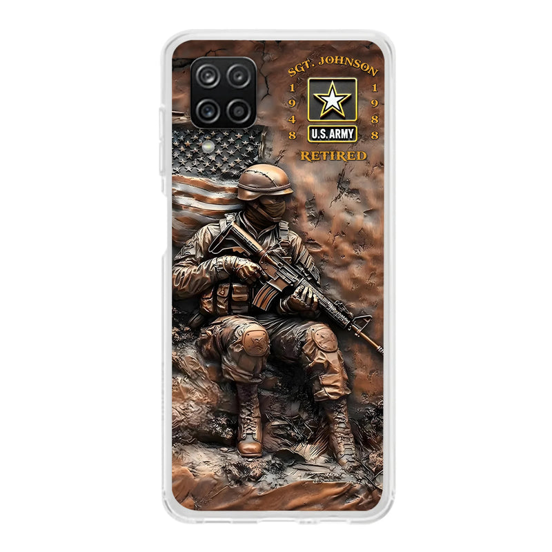 Personalized Veteran Phone Case - Retired Gift Idea For Veteran - Case For iPhone/Samsung