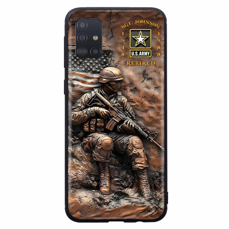 Personalized Veteran Phone Case - Retired Gift Idea For Veteran - Case For iPhone/Samsung