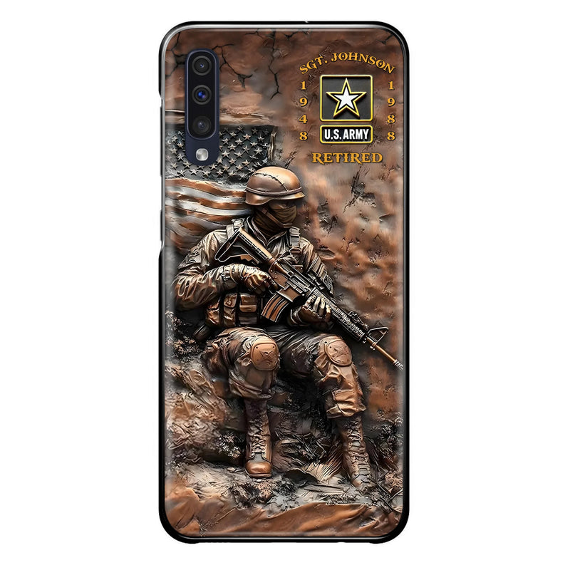 Personalized Veteran Phone Case - Retired Gift Idea For Veteran - Case For iPhone/Samsung