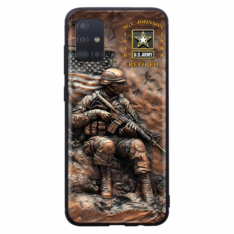 Personalized Veteran Phone Case - Retired Gift Idea For Veteran - Case For iPhone/Samsung