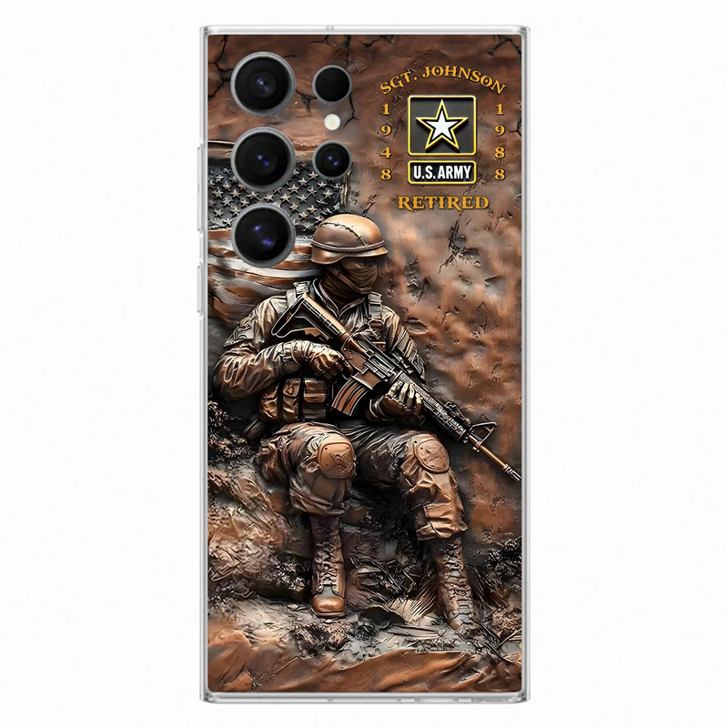 Personalized Veteran Phone Case - Retired Gift Idea For Veteran - Case For iPhone/Samsung