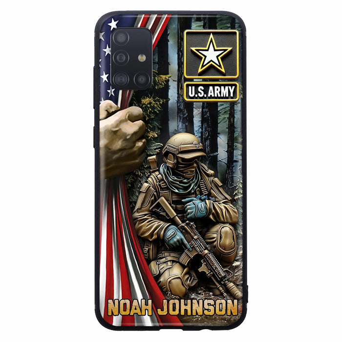 Custom Personalized Veteran Phone Case For iPhone/ Samsung - Veteran Gift Idea - Custom Name