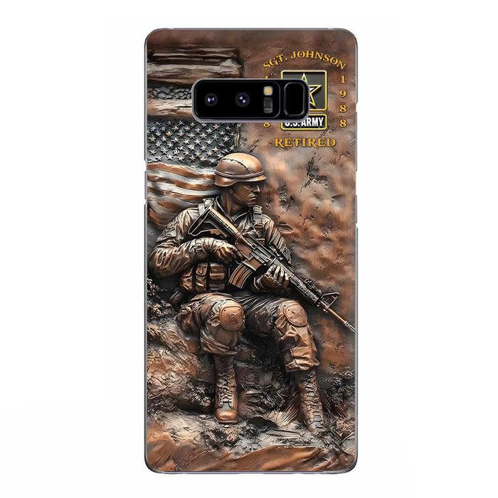 Custom Personalized Veteran Phone Case - Gift Idea For Veteran - Case For iPhone/ Samsung
