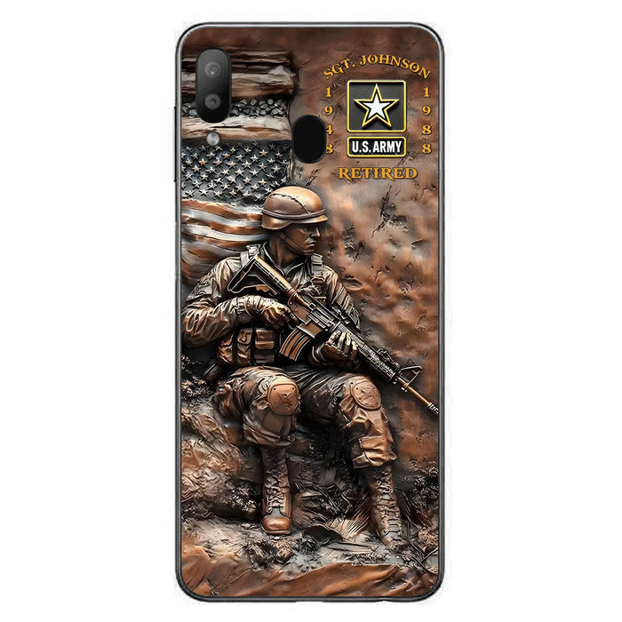 Custom Personalized Veteran Phone Case - Gift Idea For Veteran - Case For iPhone/ Samsung