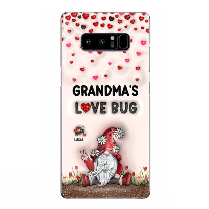 Personalized Grandma's Love Bugs Phone Case - Up to 12 Kids - Mother's Day Gift Idea for Grandma/Mom - Case for iPhone/Samsung