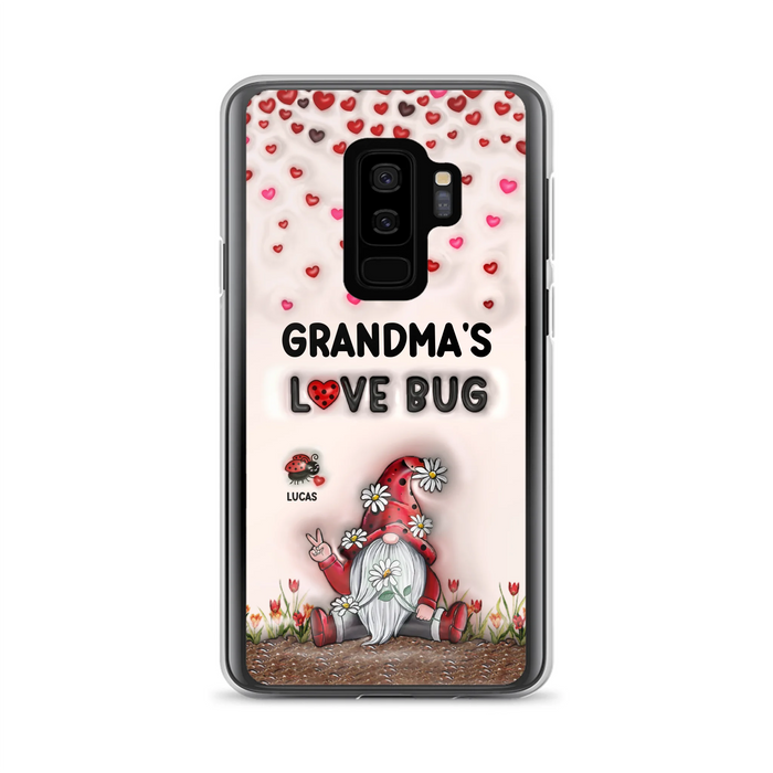 Personalized Grandma's Love Bugs Phone Case - Up to 12 Kids - Mother's Day Gift Idea for Grandma/Mom - Case for iPhone/Samsung