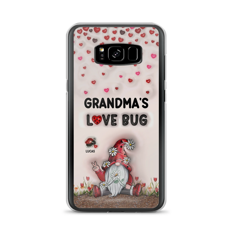 Personalized Grandma's Love Bugs Phone Case - Up to 12 Kids - Mother's Day Gift Idea for Grandma/Mom - Case for iPhone/Samsung