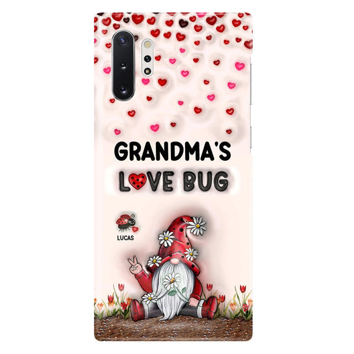 Personalized Grandma's Love Bugs Phone Case - Up to 12 Kids - Mother's Day Gift Idea for Grandma/Mom - Case for iPhone/Samsung