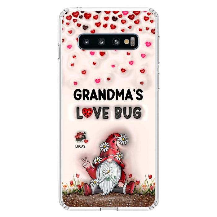 Personalized Grandma's Love Bugs Phone Case - Up to 12 Kids - Mother's Day Gift Idea for Grandma/Mom - Case for iPhone/Samsung