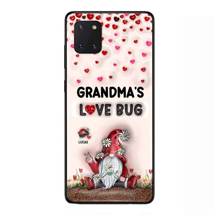Personalized Grandma's Love Bugs Phone Case - Up to 12 Kids - Mother's Day Gift Idea for Grandma/Mom - Case for iPhone/Samsung