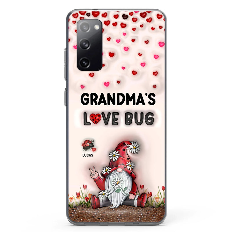 Personalized Grandma's Love Bugs Phone Case - Up to 12 Kids - Mother's Day Gift Idea for Grandma/Mom - Case for iPhone/Samsung