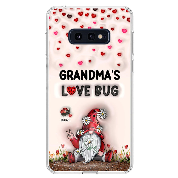 Personalized Grandma's Love Bugs Phone Case - Up to 12 Kids - Mother's Day Gift Idea for Grandma/Mom - Case for iPhone/Samsung