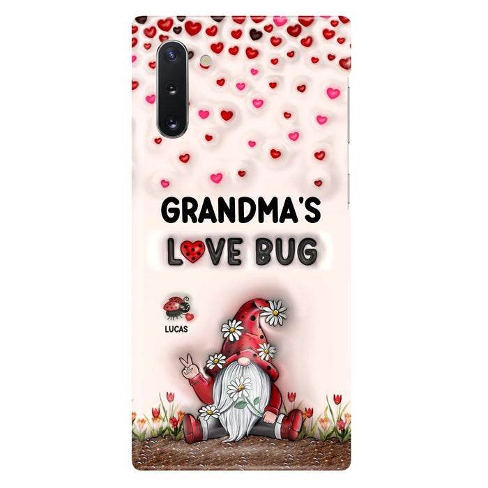 Personalized Grandma's Love Bugs Phone Case - Up to 12 Kids - Mother's Day Gift Idea for Grandma/Mom - Case for iPhone/Samsung