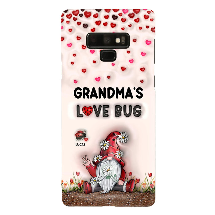 Personalized Grandma's Love Bugs Phone Case - Up to 12 Kids - Mother's Day Gift Idea for Grandma/Mom - Case for iPhone/Samsung