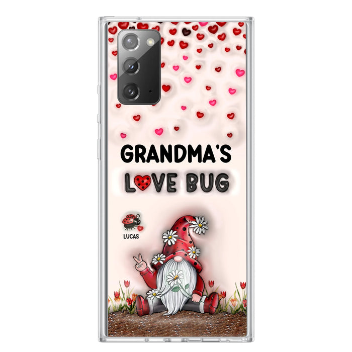 Personalized Grandma's Love Bugs Phone Case - Up to 12 Kids - Mother's Day Gift Idea for Grandma/Mom - Case for iPhone/Samsung