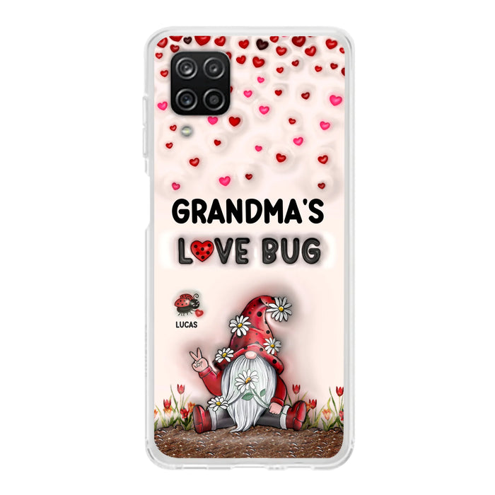 Personalized Grandma's Love Bugs Phone Case - Up to 12 Kids - Mother's Day Gift Idea for Grandma/Mom - Case for iPhone/Samsung