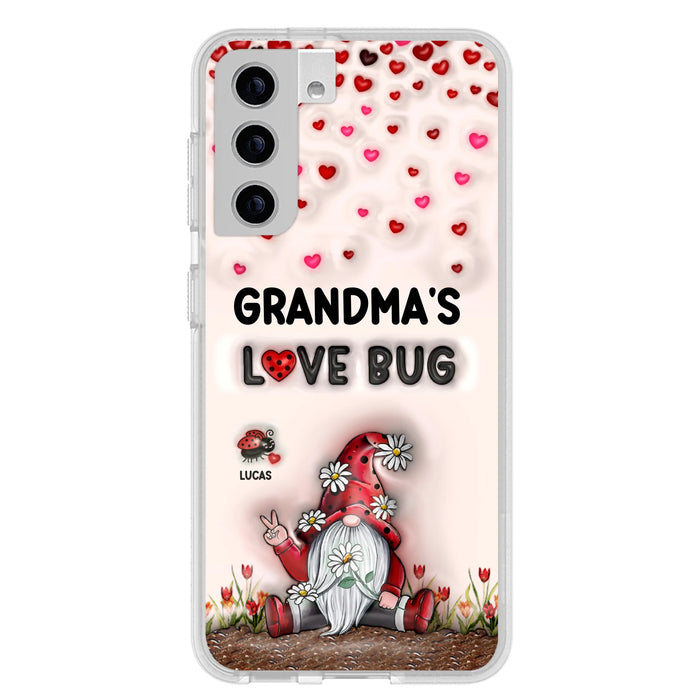 Personalized Grandma's Love Bugs Phone Case - Up to 12 Kids - Mother's Day Gift Idea for Grandma/Mom - Case for iPhone/Samsung