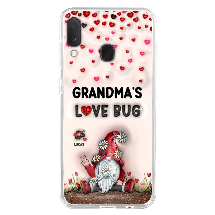 Personalized Grandma's Love Bugs Phone Case - Up to 12 Kids - Mother's Day Gift Idea for Grandma/Mom - Case for iPhone/Samsung