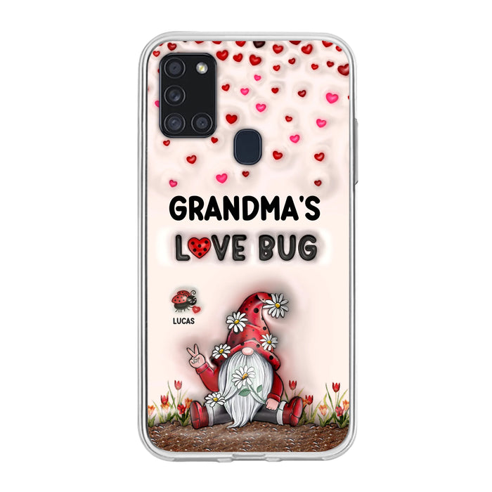 Personalized Grandma's Love Bugs Phone Case - Up to 12 Kids - Mother's Day Gift Idea for Grandma/Mom - Case for iPhone/Samsung