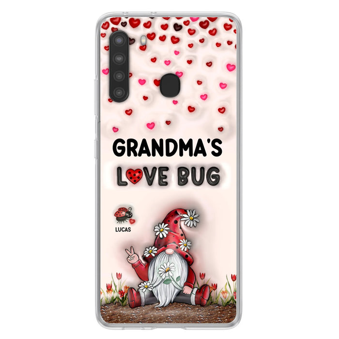 Personalized Grandma's Love Bugs Phone Case - Up to 12 Kids - Mother's Day Gift Idea for Grandma/Mom - Case for iPhone/Samsung