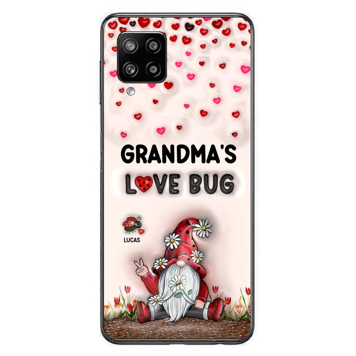 Personalized Grandma's Love Bugs Phone Case - Up to 12 Kids - Mother's Day Gift Idea for Grandma/Mom - Case for iPhone/Samsung