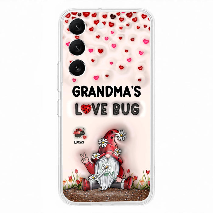 Personalized Grandma's Love Bugs Phone Case - Up to 12 Kids - Mother's Day Gift Idea for Grandma/Mom - Case for iPhone/Samsung