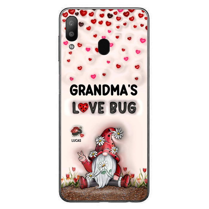Personalized Grandma's Love Bugs Phone Case - Up to 12 Kids - Mother's Day Gift Idea for Grandma/Mom - Case for iPhone/Samsung