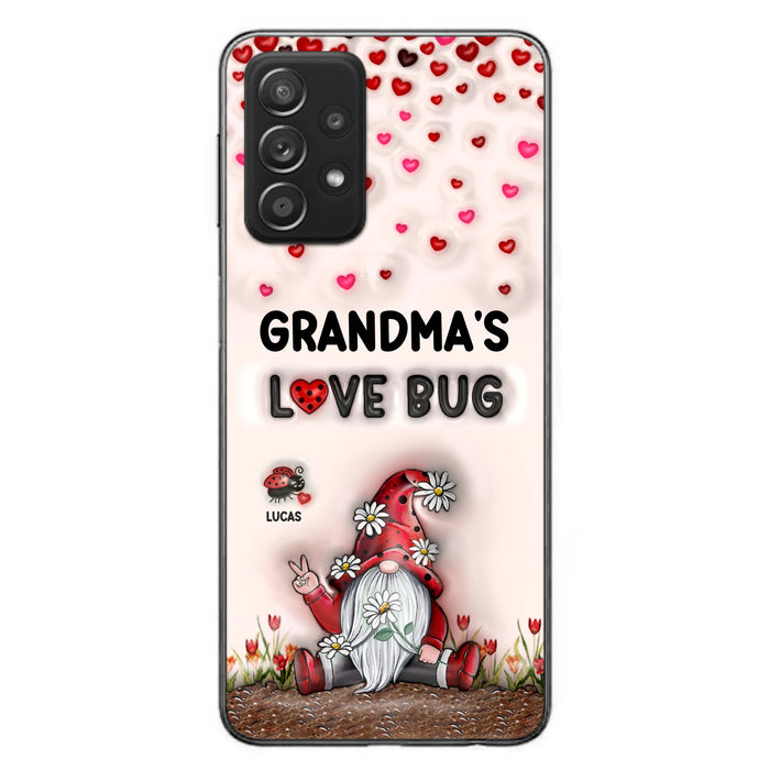 Personalized Grandma's Love Bugs Phone Case - Up to 12 Kids - Mother's Day Gift Idea for Grandma/Mom - Case for iPhone/Samsung