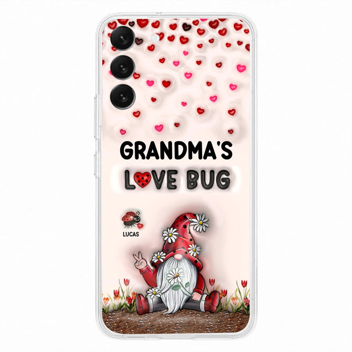 Personalized Grandma's Love Bugs Phone Case - Up to 12 Kids - Mother's Day Gift Idea for Grandma/Mom - Case for iPhone/Samsung