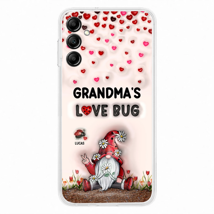Personalized Grandma's Love Bugs Phone Case - Up to 12 Kids - Mother's Day Gift Idea for Grandma/Mom - Case for iPhone/Samsung