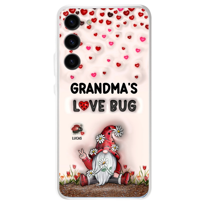 Personalized Grandma's Love Bugs Phone Case - Up to 12 Kids - Mother's Day Gift Idea for Grandma/Mom - Case for iPhone/Samsung