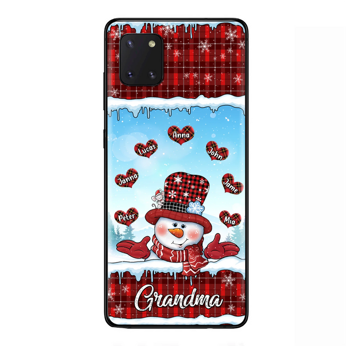 Personalized Grandma Children Phone Case - Christmas Gift For Grandma/Mom - Up to 7 Kids - Case For iPhone/Samsung
