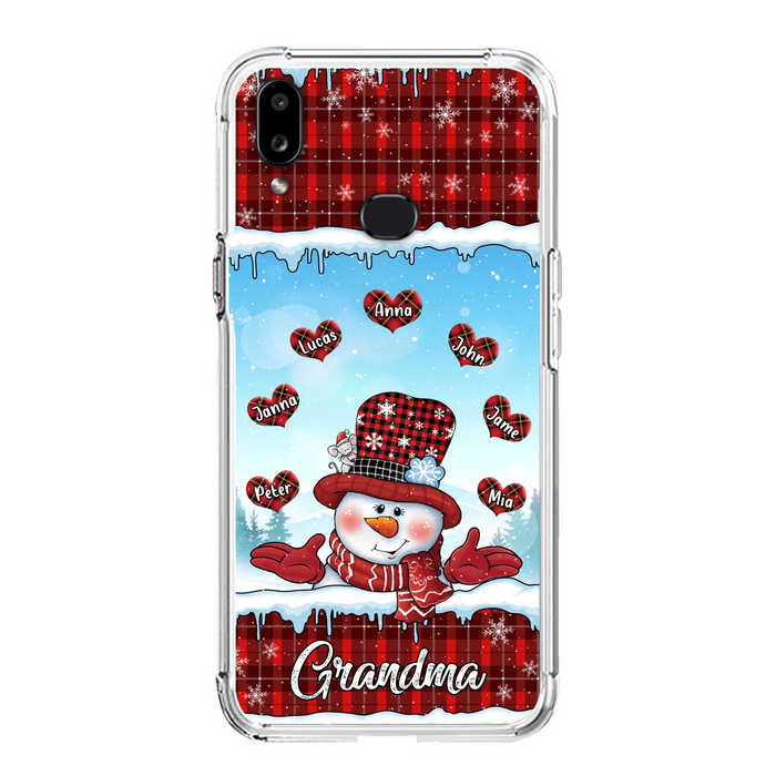 Personalized Grandma Children Phone Case - Christmas Gift For Grandma/Mom - Up to 7 Kids - Case For iPhone/Samsung