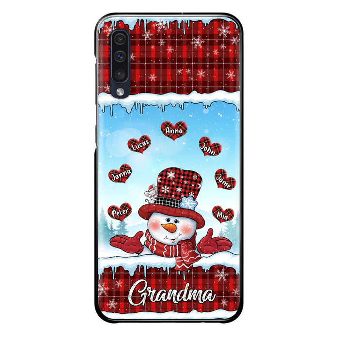 Personalized Grandma Children Phone Case - Christmas Gift For Grandma/Mom - Up to 7 Kids - Case For iPhone/Samsung