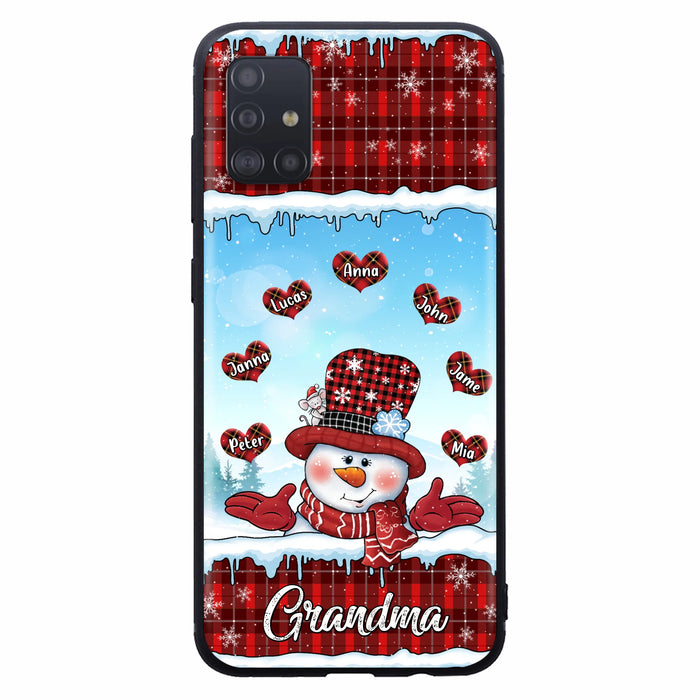Personalized Grandma Children Phone Case - Christmas Gift For Grandma/Mom - Up to 7 Kids - Case For iPhone/Samsung