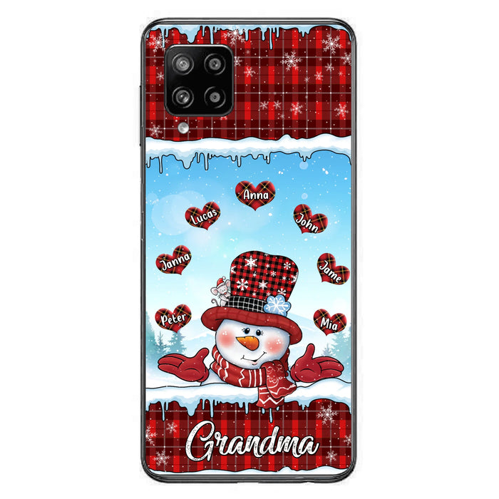 Personalized Grandma Children Phone Case - Christmas Gift For Grandma/Mom - Up to 7 Kids - Case For iPhone/Samsung