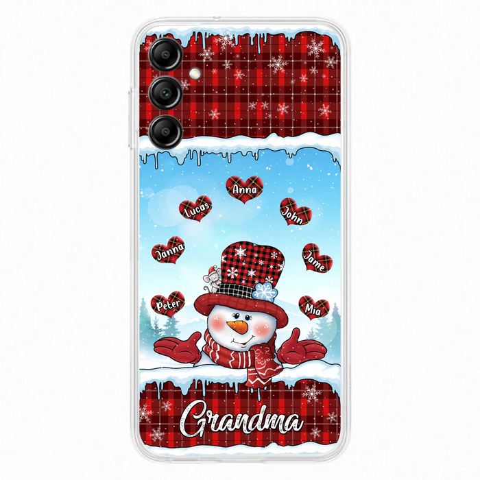 Personalized Grandma Children Phone Case - Christmas Gift For Grandma/Mom - Up to 7 Kids - Case For iPhone/Samsung