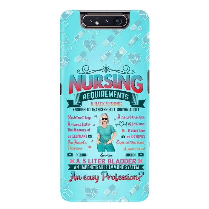 Custom Personalized Nurse Phone Case For iPhone/ Samsung - Nurse/ Birthday Gift Idea - Nursing Requirements