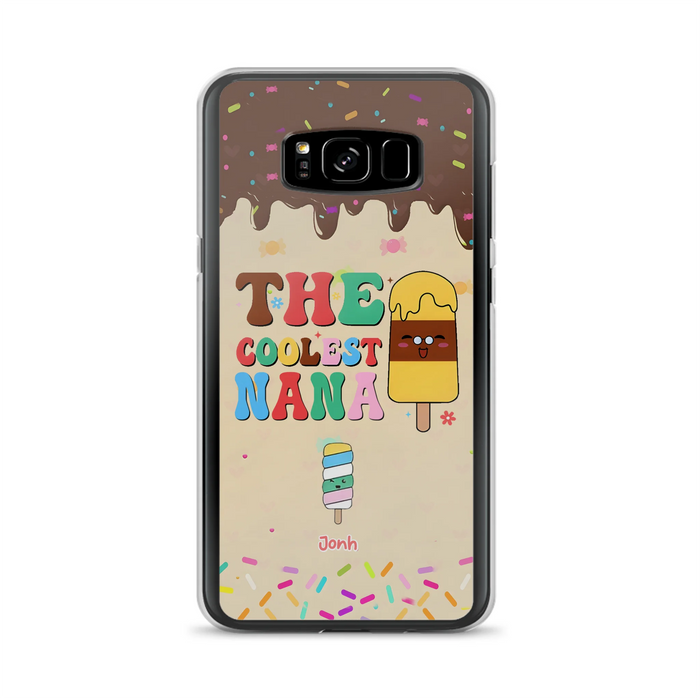 Personalized The Coolest Nana Phone Case - Up to 10 Kids - Mother's Day Gift Idea for Grandma/ Mom - Case for iPhone/ Samsung